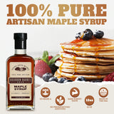 Lincoln County Reserve Bourbon Maple Syrup, Made in USA | Bourbon Barrel Aged. Grade A Amber Rich Taste in Sustainable 12oz Glass Bottle. Gluten Free