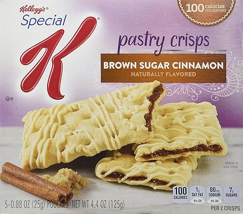 Kellogg's Special K Pastry Crisps, Brown Sugar Cinnamon, 5 Count