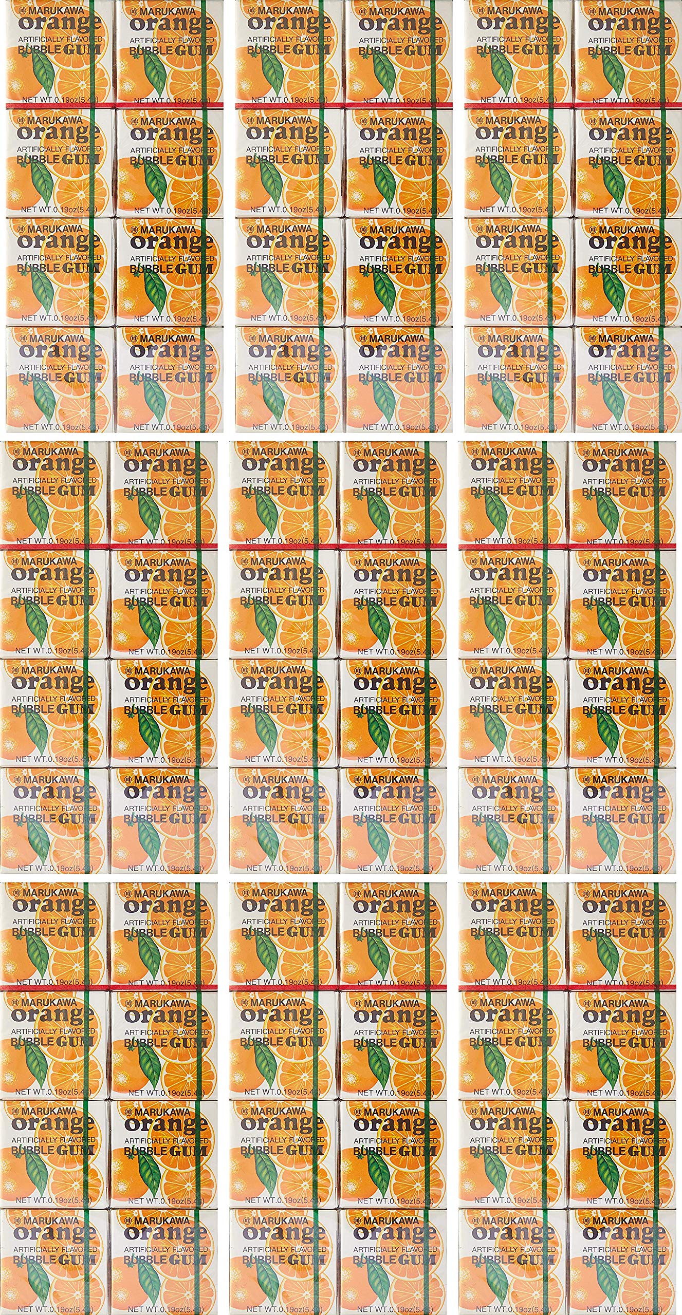 Marukawa Bubble Gum Orange 1.52oz (9 Pack)