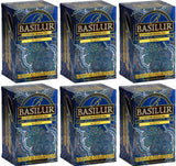 Basilur | "Magic Night " Oriental Tea Collection | 100% Pure Ceylon | 20 Count Foil Enveloped Teabags - Pack of 6