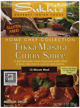 Sukhi's Gourmet Indian Foods Gluten-Free Tikka Masala Sauce, 3 Ounce