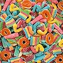 Gummy Candy Bulk | 2 Pound Bag | Sweet & Sour Gummy Mix | Peach Rings, Worms, Bottles, Mini Belts, Watermelon Wedges | Party Gummies Variety Pack |
