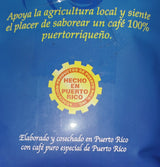 Draco Rosa Organic Ground Coffee from Puerto Rico (8 Ounces) - Includes 2 Envelopes of Sason Accent