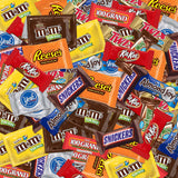 Halloween Chocolate Variety Pack - 5 lb Bulk Care Package with 135 Individually Wrapped Treats - Assorted Mini Chocolate Bars by Stuff Your Sack
