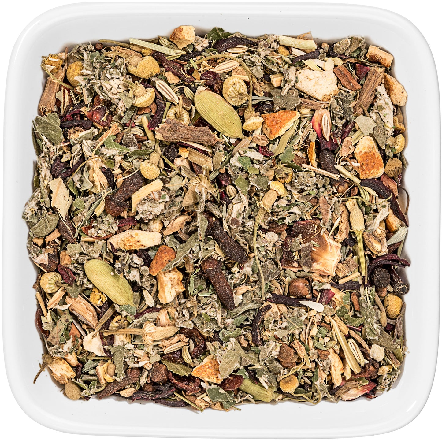 Tealyra - Calm Down - Nirvana - Chamomile Ginger Hibiscus - Wellness and Relaxing Herbal Loose Leaf Tea - Detox Tea - Caffeine-Free - All Natural