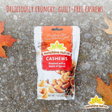 Sunshine Nut Company Whole Roasted Cashews, Spark of Spices Flavor, Single 7 oz. Bag, Gluten Free, Peanut Free and Vegan Individual Snack Packs
