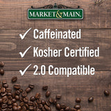Market & Main OneCup, Colombian, Compatible with Keurig K-cup Brewers, 12 Count