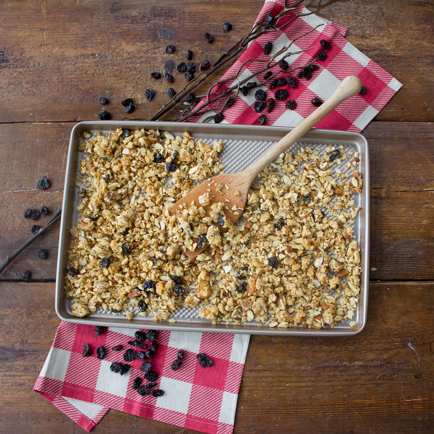Cherry Grain Free Granola by Within/Without | Certified Paleo and Keto Diet Friendly Chewy Granola | Naturally Gluten Free Low Carb Snack | No Refined