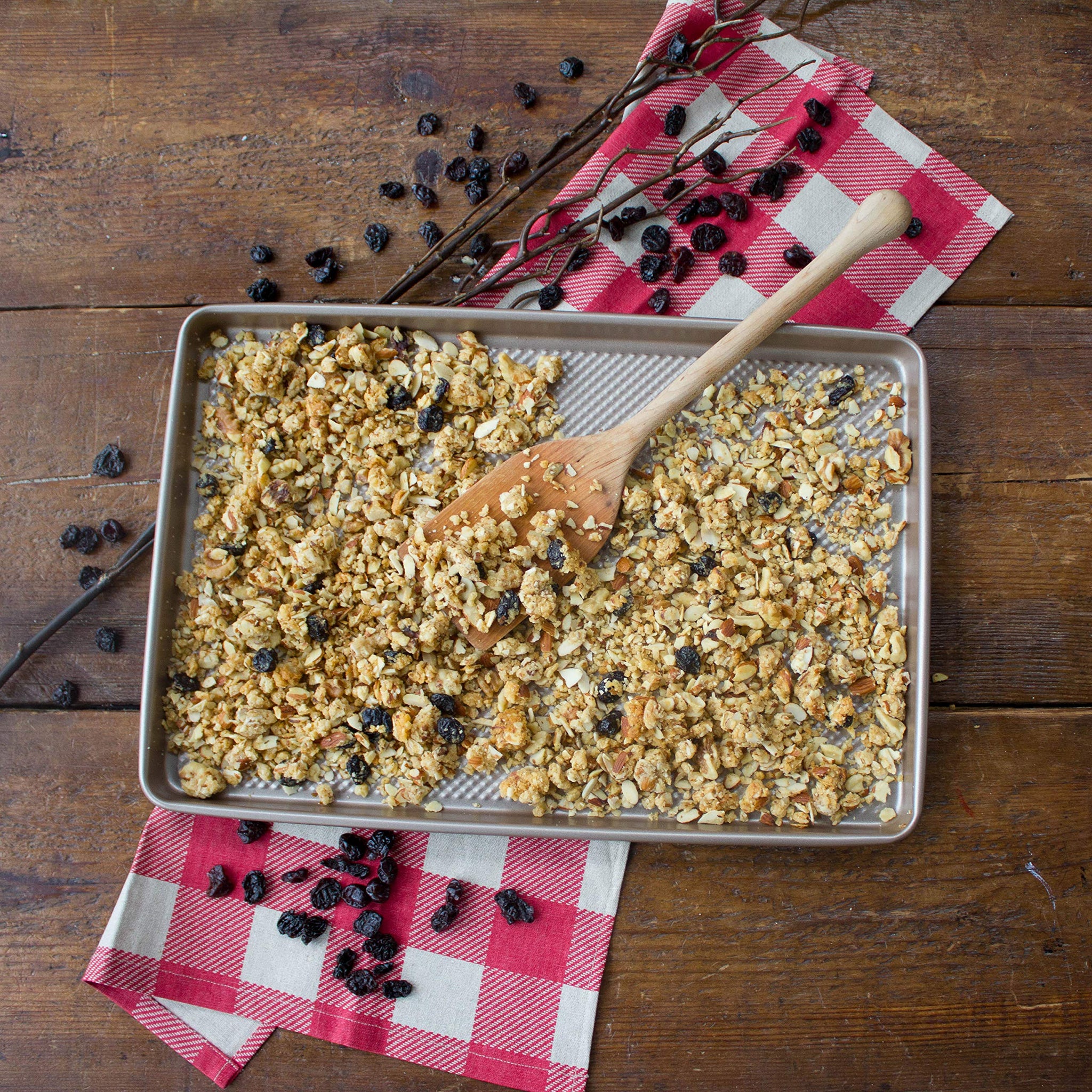 Cherry Grain Free Granola by Within/Without | Certified Paleo and Keto Diet Friendly Chewy Granola | Naturally Gluten Free Low Carb Snack | No Refined