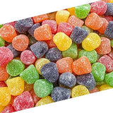 Gum Drops Jelly Candy | 1 Lb Bag | Assorted Fruit Flavors | Nostalgic Candy | Chewy Gumdrops in Strawberry, Orange, Grape, Lime & Pineapple | Old