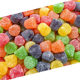 Gum Drops Jelly Candy | 1 Lb Bag | Assorted Fruit Flavors | Nostalgic Candy | Chewy Gumdrops in Strawberry, Orange, Grape, Lime & Pineapple | Old