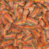 Chamoy Covered Sour Gummy Candy 2 Lb ~ Smarty Stop (Rainbow Belt Bites)