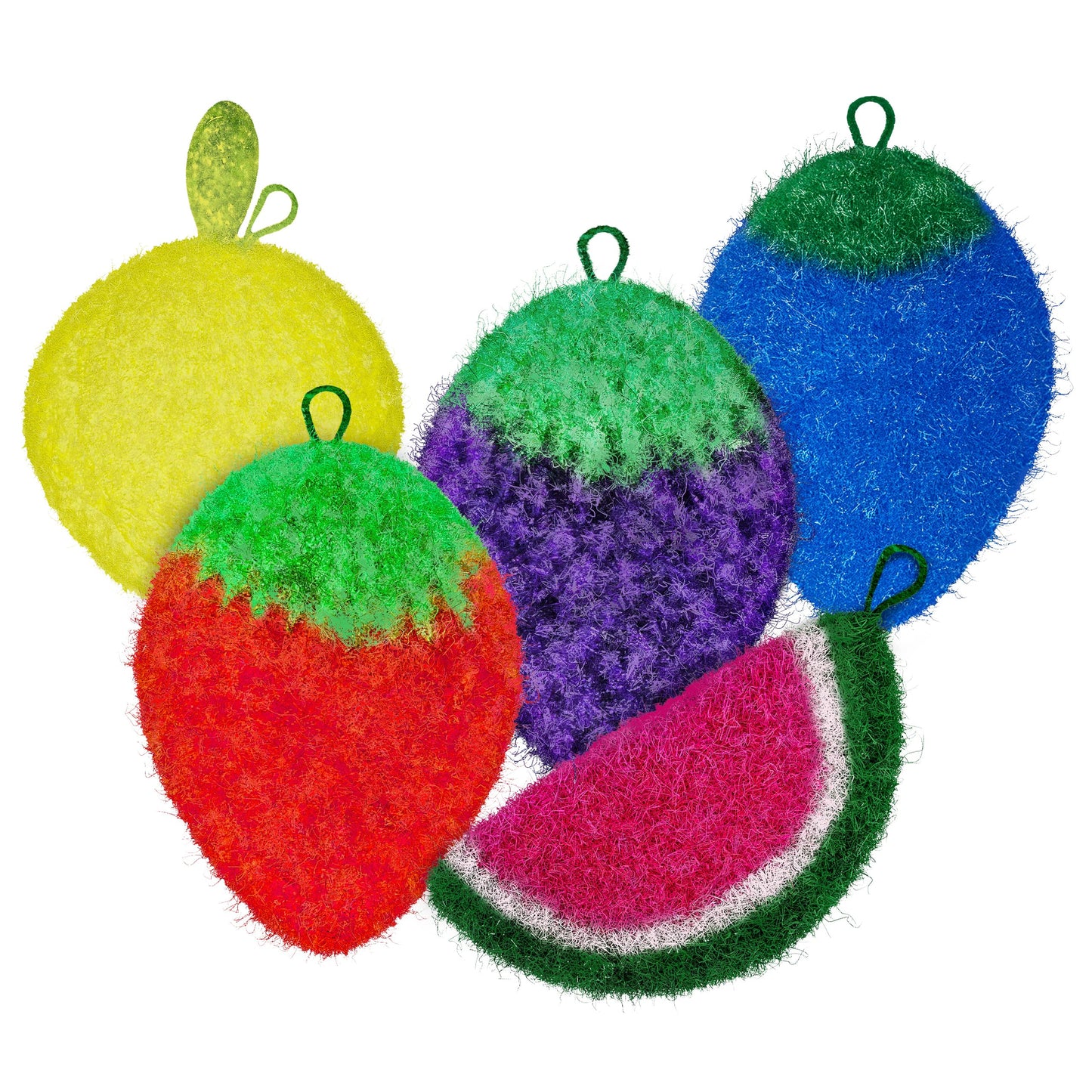 Dish Scrubbie Non-Scratch Dish Scrubber-Long Lasting & Odorless, Safe on Non-Stick, Cast Iron, Glass and Other Surfaces, Reusable Kitchen Sponge