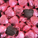 Valentines Chocolate Raspberry Cremes Hearts Pokodots Gift Box by It's Delish - Valentines Day Gift - Pink Foil Wrapped - Anniversary Fathers Mothers