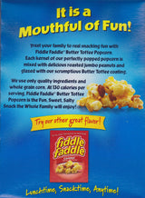 Fiddle Faddle Butter Toffee Popcorn with Peanuts (Six Boxes)