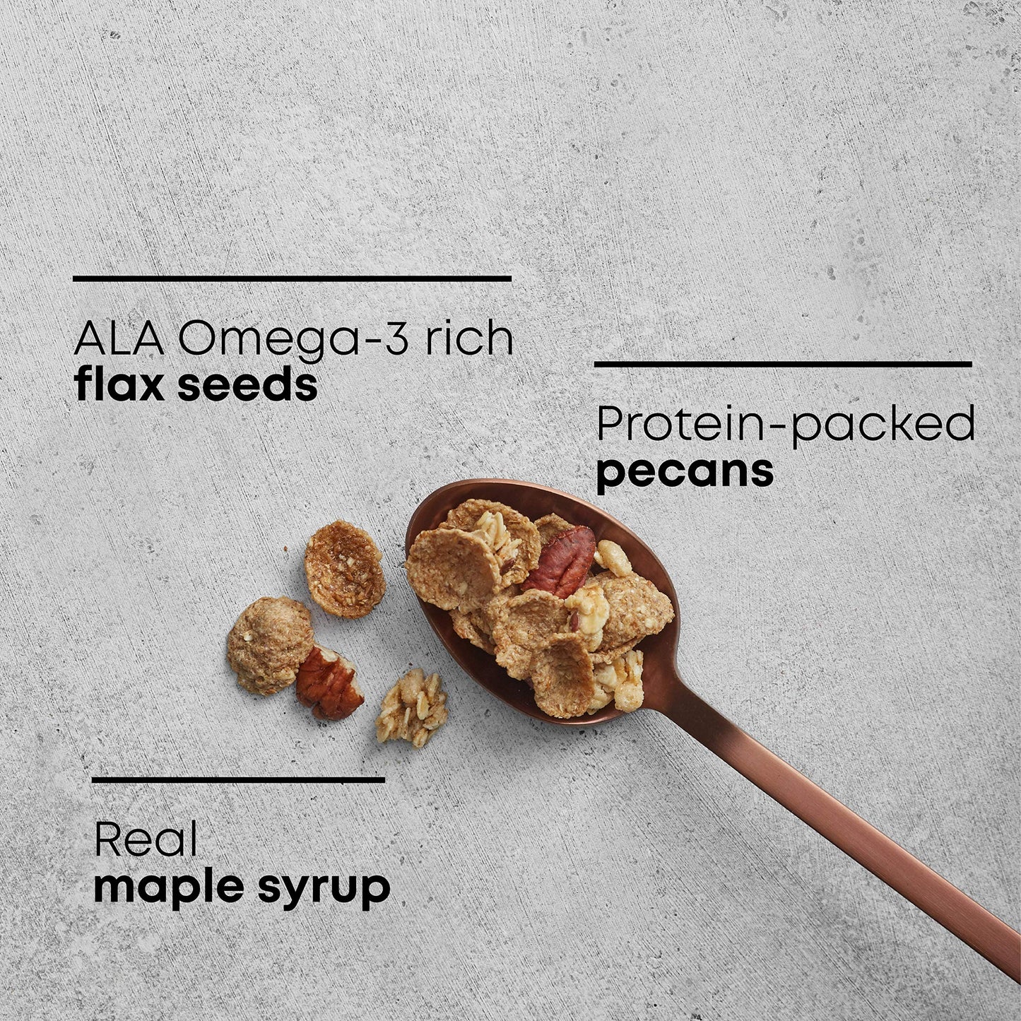 Nature’s Path Organic Flax Plus Maple Pecan Crunch Cereal, 11.5 Ounce (Pack of 6), Non-GMO, 25g Whole Grains, 7g Plant Based Protein, with Omega-3