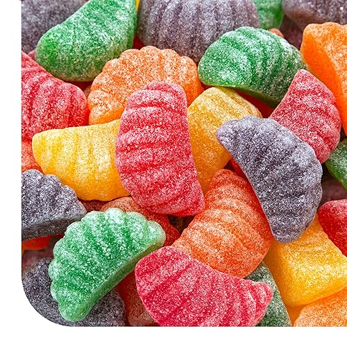 Fruit Slices Jelly Candy - 1 Pound Pack - Old Fashioned Jelly Candy for Holiday Snack Bowls and Gifts - Gelatin Free Jellies - Orange, Grape, Cherry