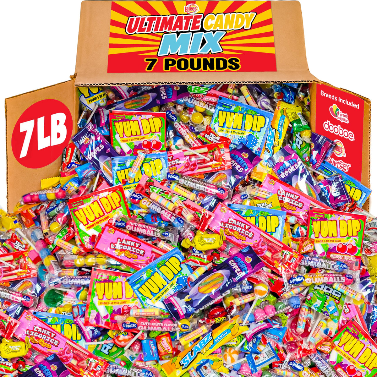 Parade Candy Assortment, 7 lb, Individually Wrapped Filler Favors