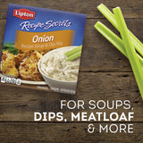 Lipton Soup and Dip Mix For a Delicious Meal Onion Great With Your Favorite Recipes, Dip or Soup Mix 2 oz (Pack of 6)