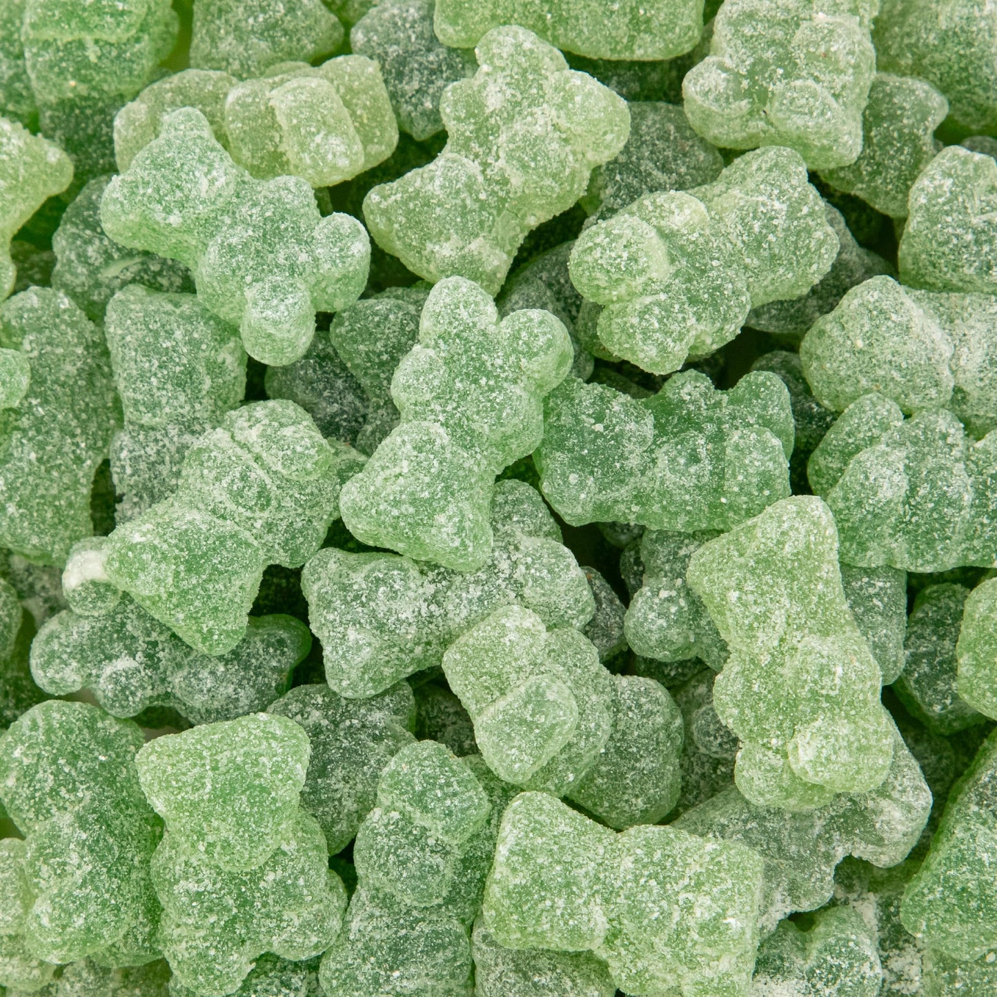 Sour Bears Gummy Candy | 1 Pound Bag | Dye Free Candy | Gelatin Free Soft Green Candies | Jelly Bears for Candy Buffets & Dessert Decorating | Green