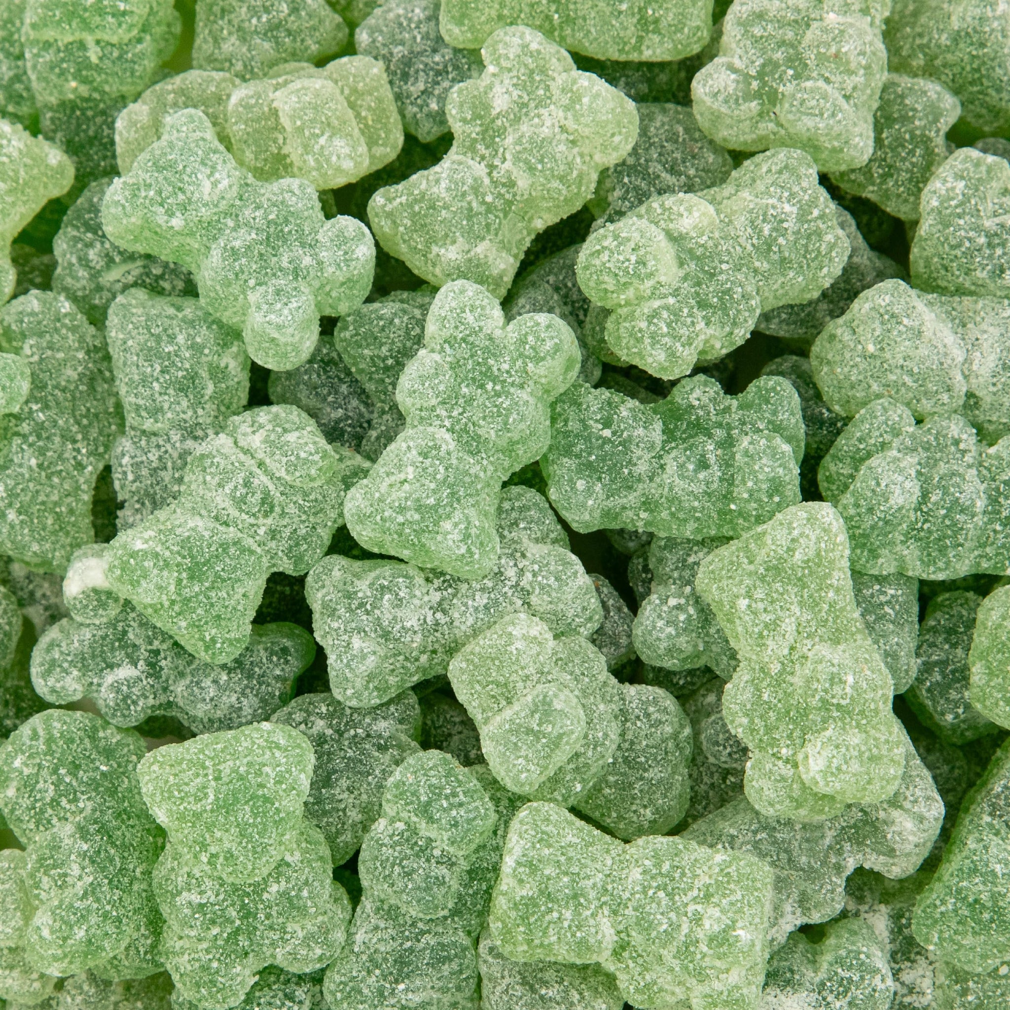 Sour Bears Gummy Candy | 1 Pound Bag | Dye Free Candy | Gelatin Free Soft Green Candies | Jelly Bears for Candy Buffets & Dessert Decorating | Green