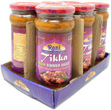 Rani Tikka Vegan Simmer Sauce (Creamy Tomato, Onion & Cilantro) 14oz (400g) Glass Jar, Pack of 5 +1 FREE ~ Easy to Use | Vegan | No Colors | All