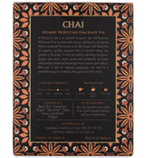 Mina Moroccan Chai, Organic Black Tea Bags, Organic Chai Tea with Cinnamon, Ginger Star Anise, Clove & Cardamom, Chai Latte Hot or Iced, Healthy