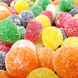 Candy Retailer Gum Drops 2 Lb - Sugar Sanded Gumdrops in Cherry, Orange, Licorice, Lime, Lemon and Pineapple Flavors