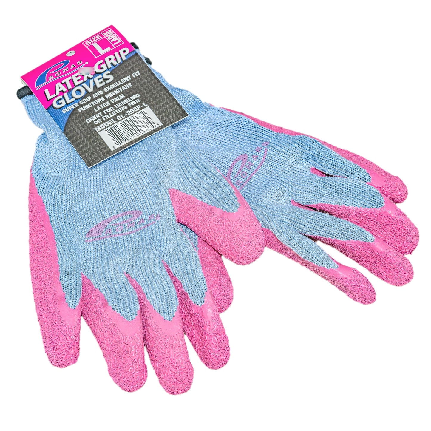 Promar Pink Latex Grip Glove- Large