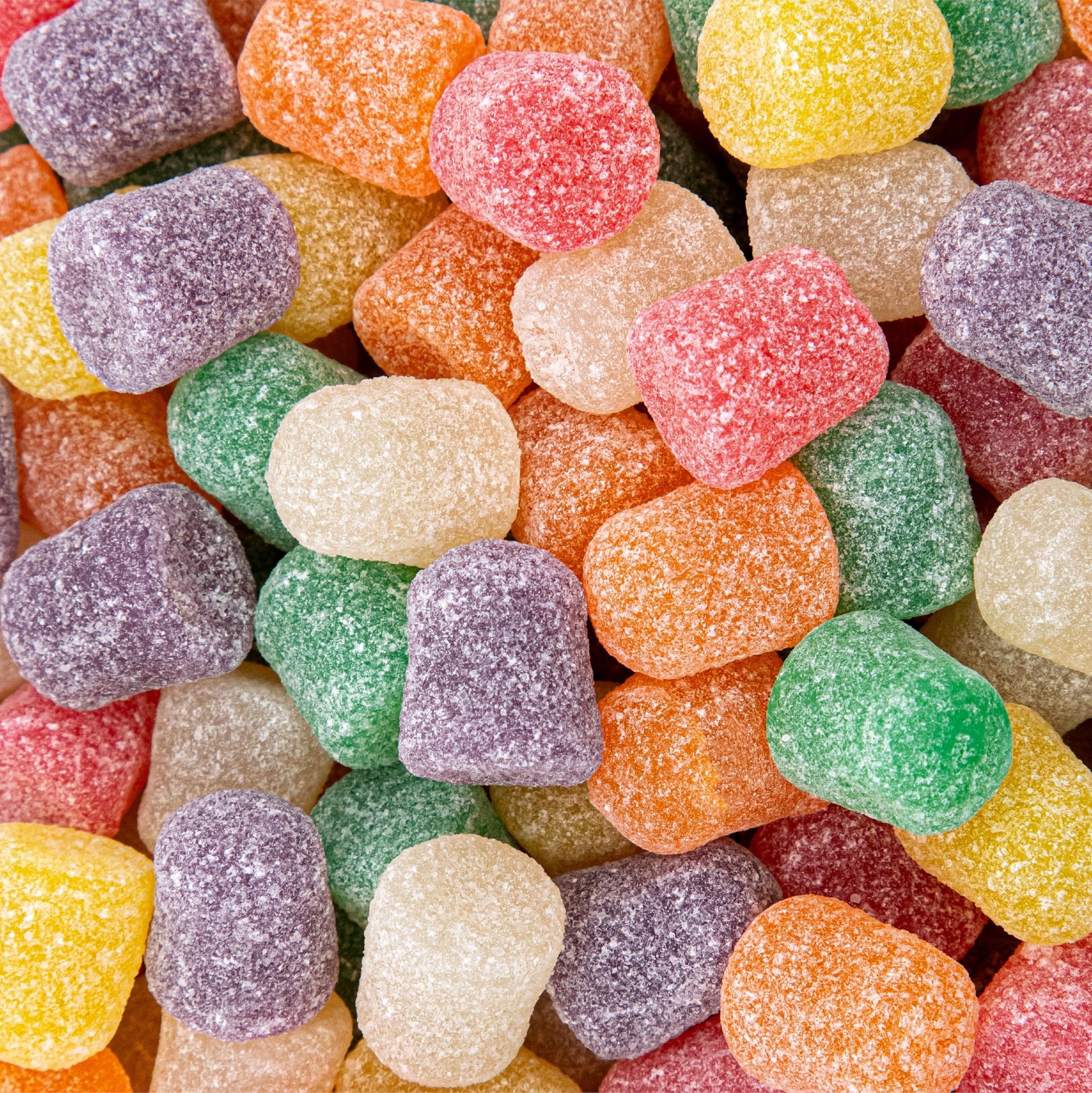 Assorted Spiced Gum Drops Candy - 5 lb Bulk Bag, Soft Jelly Spice Drops in Cinnamon, Peppermint, Clove & More, Classic Old-Fashioned Sweets