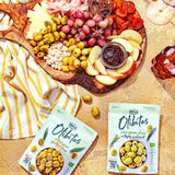 Olibites Pitted Black Olives - Fresh Olives Marinated in Extra Virgin Olive Oil (5 oz, Pitted Black)
