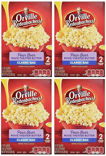 Orville Redenbacher, Pour Over Movie Theater Butter Popcorn, 9.9oz Box (Pack ...