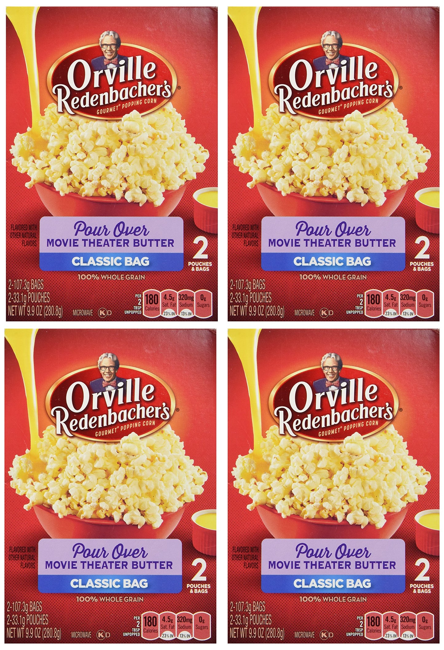 Orville Redenbacher, Pour Over Movie Theater Butter Popcorn, 9.9oz Box (Pack ...