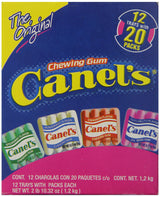 Canel's Assorted Chewing Gum, 20 Count (Pack of 12)