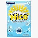 Nice Smart Sheets - 40 Loads - Patent-Powered Laundry Sheets for Sweat & Stains, Works in Cold Water, HE & Standard Machines, Hypoallergenic