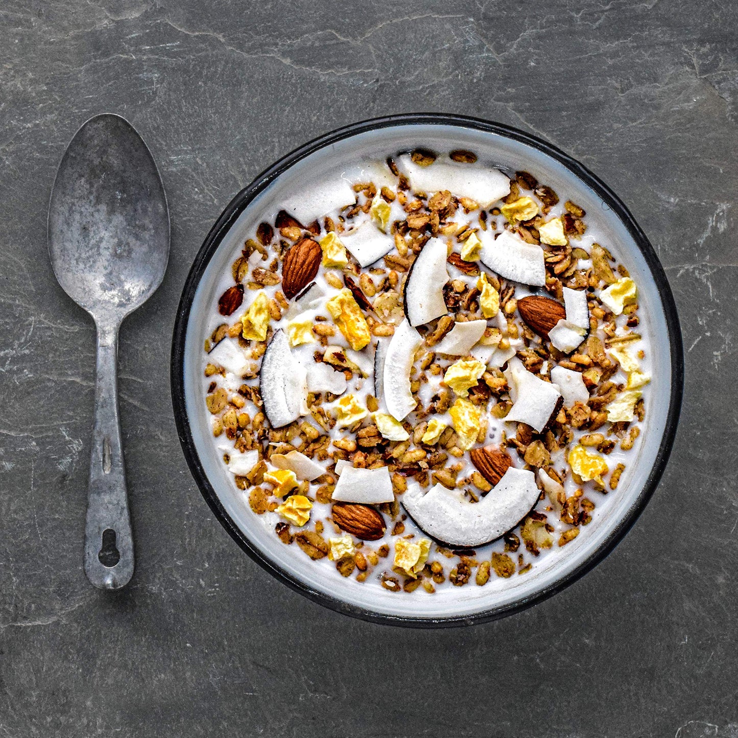 Alpen Fuel Granola with Powdered Milk (Coconut Mango 4-Pack) - Gluten Free - Vegetarian - Low Sodium - Incredible Taste - Quick Prep - Endurance