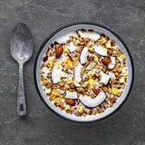 Alpen Fuel Granola with Powdered Milk (Coconut Mango 4-Pack) - Gluten Free - Vegetarian - Low Sodium - Incredible Taste - Quick Prep - Endurance
