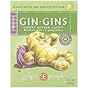 GIN GINS Original Ginger Chews by The Ginger People - Individually Wrapped Healthy Candy - 1.6 oz Bags - Pack of 12