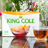 King Cole Orange Pekoe Tea Bags (216 Count), Premium Quality Orange Pekoe Tea Loose Leaf Tea Bags - 216 Orange Pekoe Tea Box