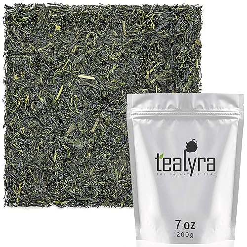 Tealyra - Gyokuro Ureshinocha - Finest Hand Picked - Best Japanese Green Loose Leaf Tea - Caffeine Level Medium - 200 (7-ounce)