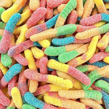 Sour Gummy Worms | 1 Pound Bag of Neon Gummy Worms Candy | Classic Sanded Gummies for Parties, Goodie Bags, Snacking & Candy Buffets | Assorted Fruit