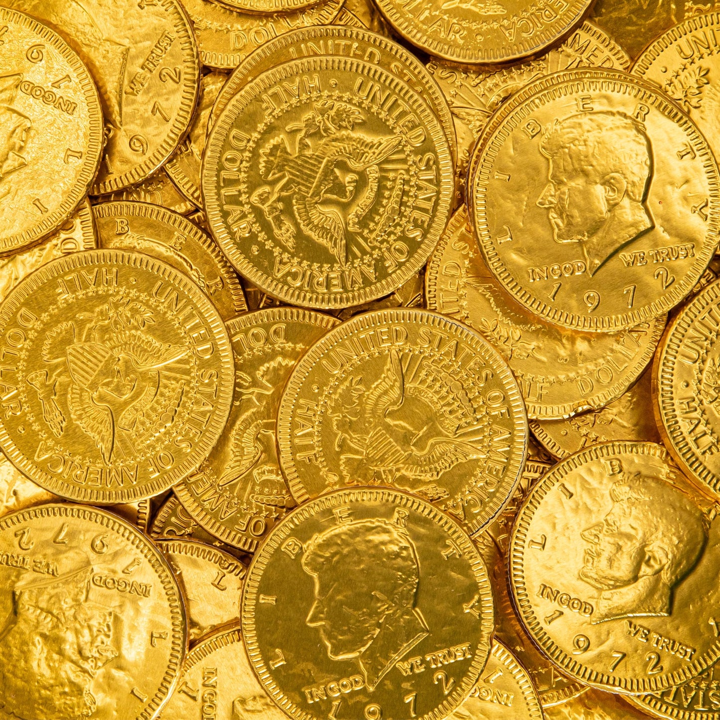 Chocolate Coins | 1.5-Pound Bag -125 Count | Bulk Chocolate Gold Coins for Holiday Gifts | Individually Wrapped Gold Candy for Gifting and Goodie Bags