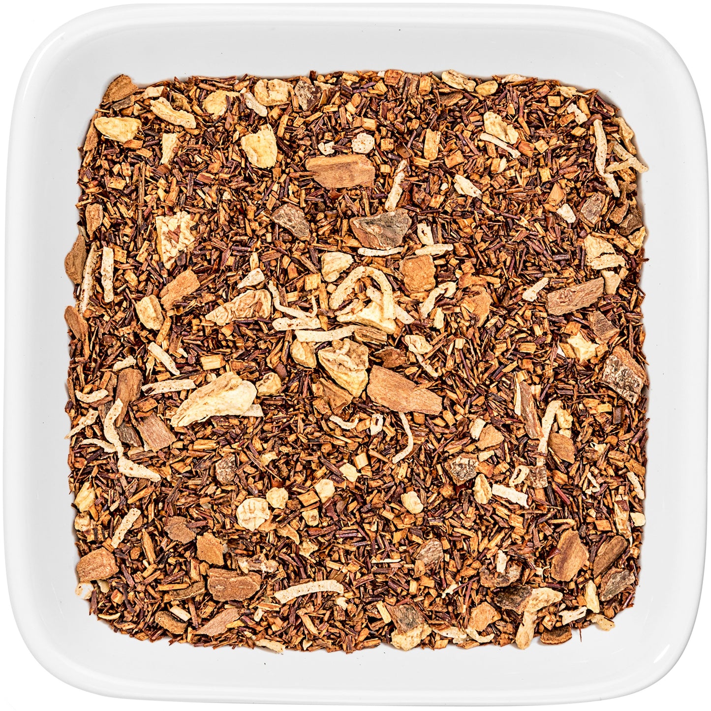 Tealyra - Rooibos Coconut Vanilla Chai - Ginger and Cinnamon with Red Bush Rooibos Herbal Loose Leaf Tea - Antioxidants Rich - Caffeine-Free - 220g