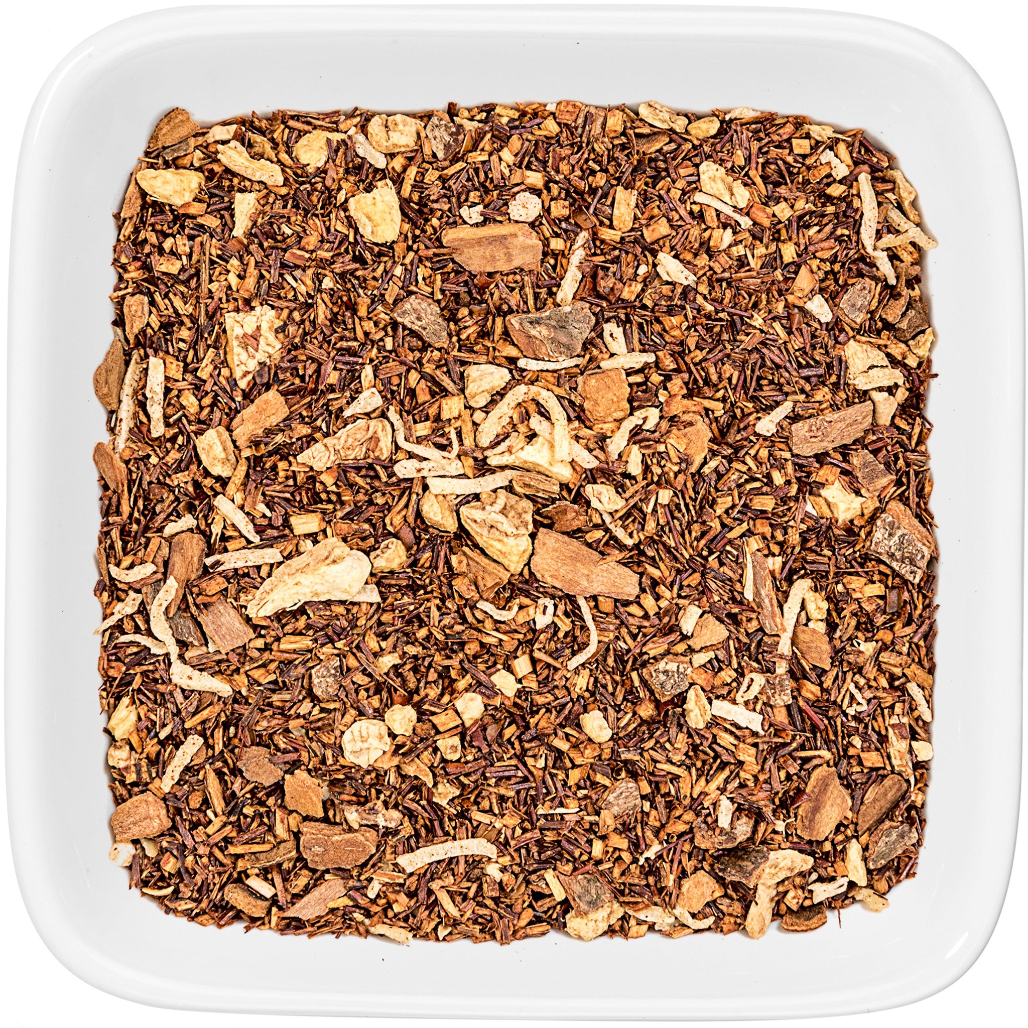 Tealyra - Rooibos Coconut Vanilla Chai - Ginger and Cinnamon with Red Bush Rooibos Herbal Loose Leaf Tea - Antioxidants Rich - Caffeine-Free - 220g