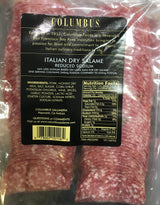 32oz Columbus Italian Dry Salami, Reduced Sodium, Sliced, Pack of 1