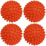 Black Duck Brand Dryer Balls 4 Pack Orange- Reusable Dryer Balls Replace Laundry Drying Fabric Softener and Saves You Money