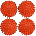 Black Duck Brand Dryer Balls 4 Pack Orange- Reusable Dryer Balls Replace Laundry Drying Fabric Softener and Saves You Money