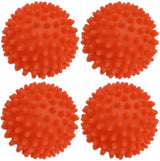 Black Duck Brand Dryer Balls 4 Pack Orange- Reusable Dryer Balls Replace Laundry Drying Fabric Softener and Saves You Money