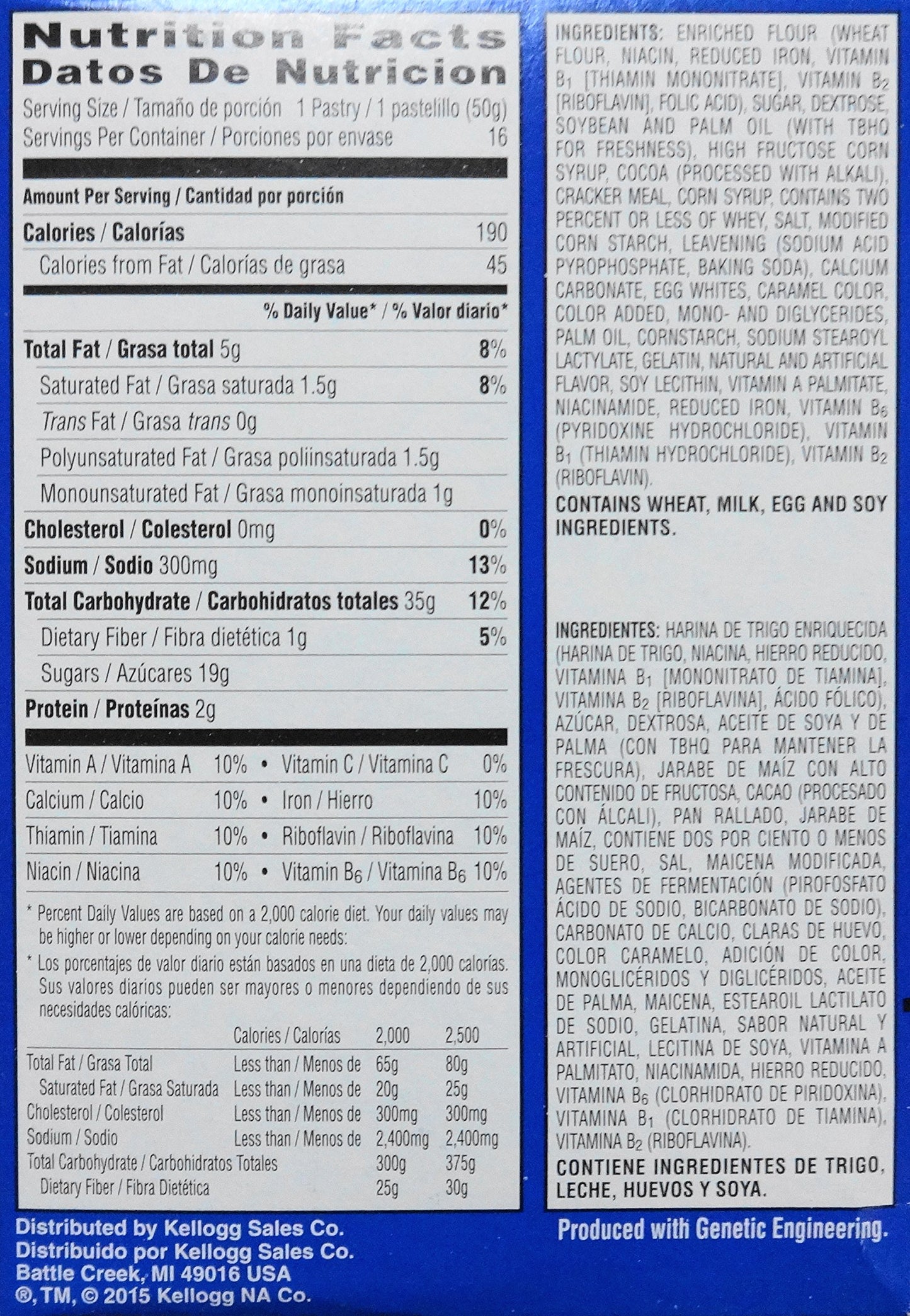 Pop-Tarts Frosted Cookies & Creme Toaster Pastries