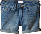 DL1961 Kids Piper Denim Cuffed Shorts in Granola Big Kids Granola Girl's Shorts